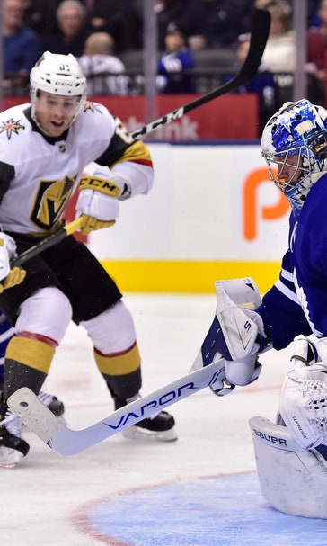 Andersen makes 36 saves to lift Leafs over Golden Knights